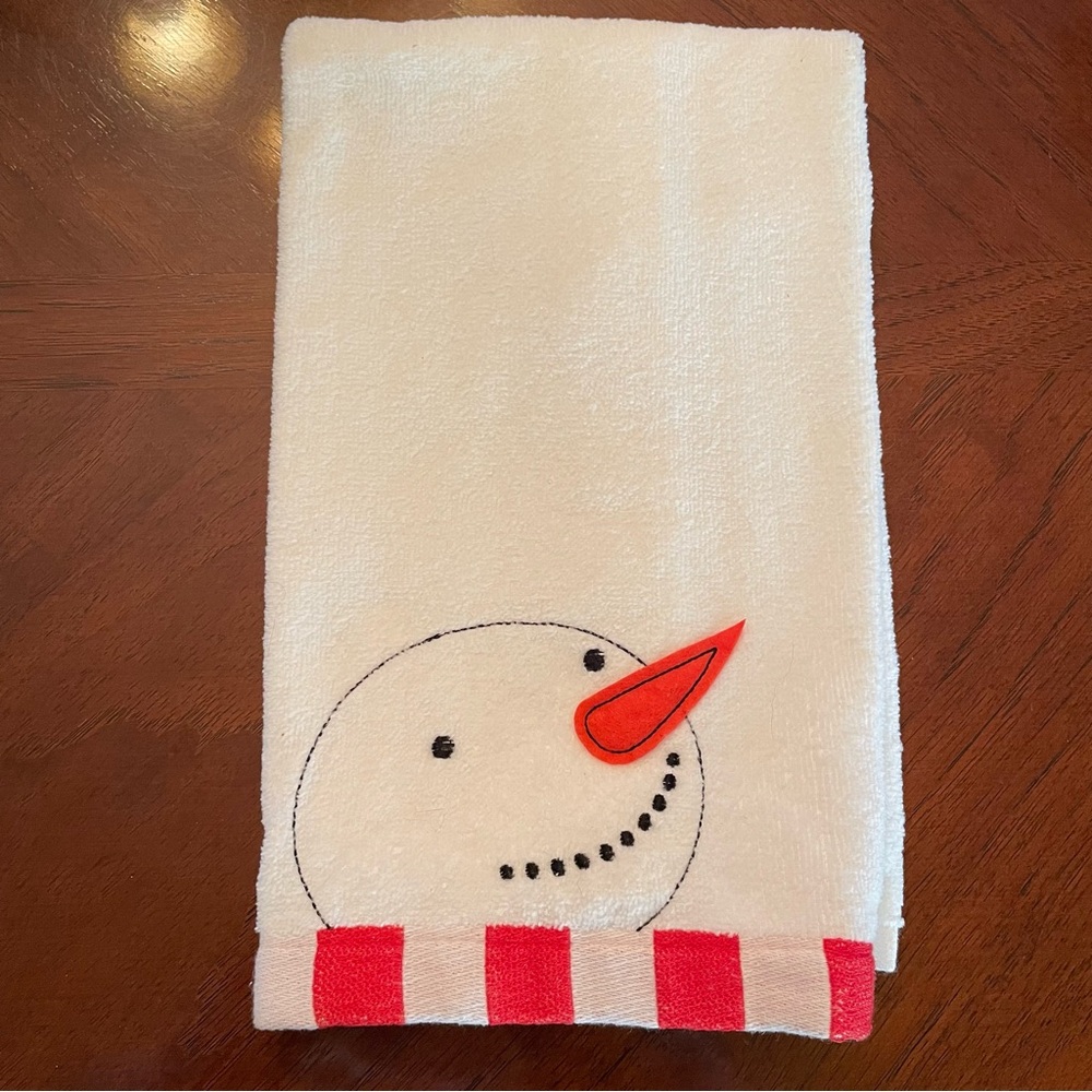 Christmas Snowman Hand/Kitchen Towel